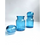 Thumbnail: Vintage Blue Belgium Bubble Glass Jars
