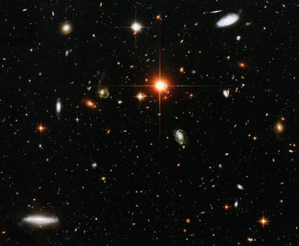 landscape of stars and other constellations