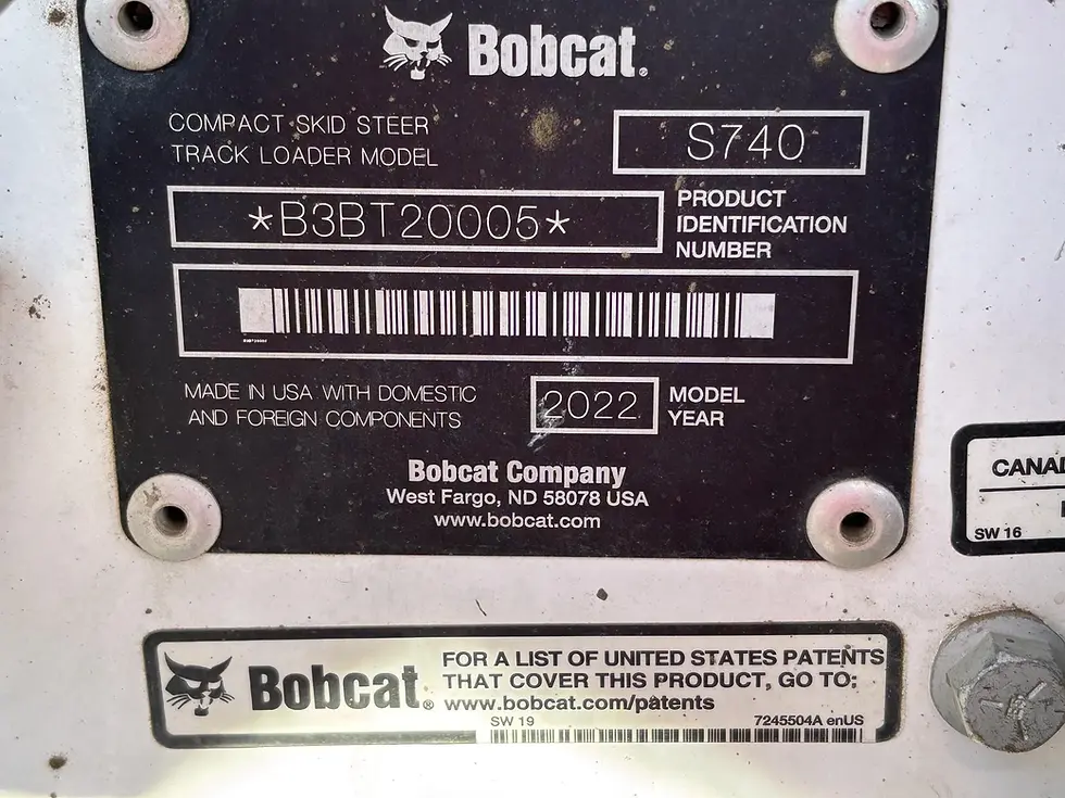 Thumbnail: Used 2022 Bobcat S740 - Stock: Q166245