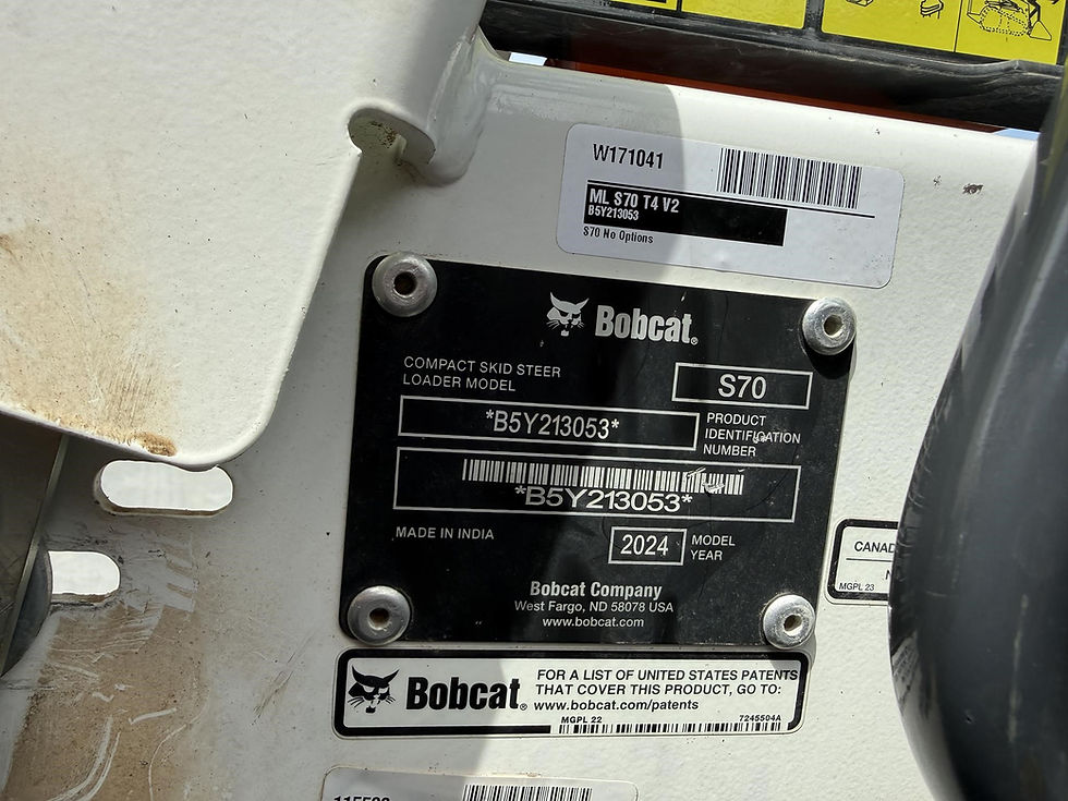 Thumbnail: Used 2024 Bobcat S70 - Stock: W171041