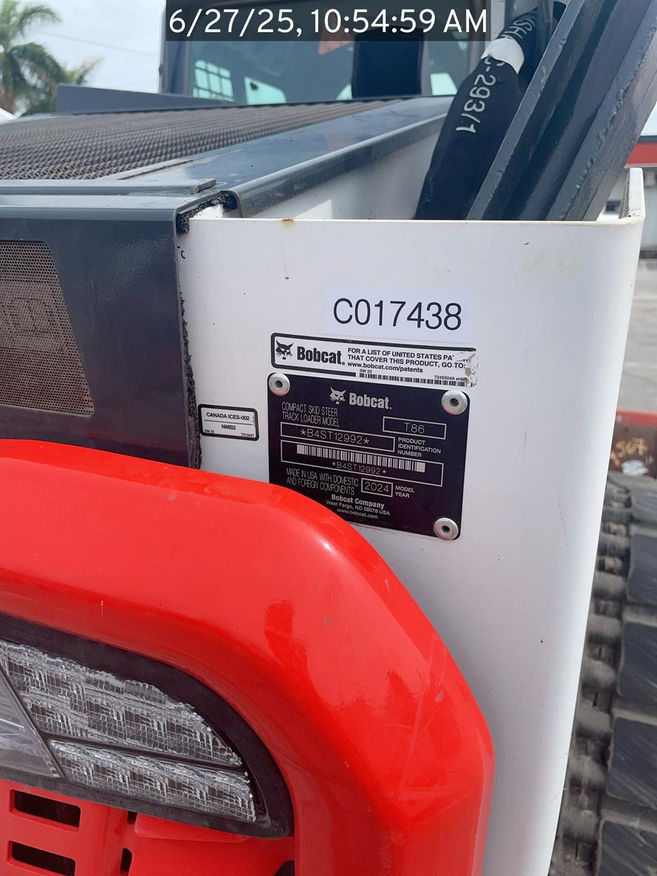Used 2024 Bobcat T86 - Stock: C017438