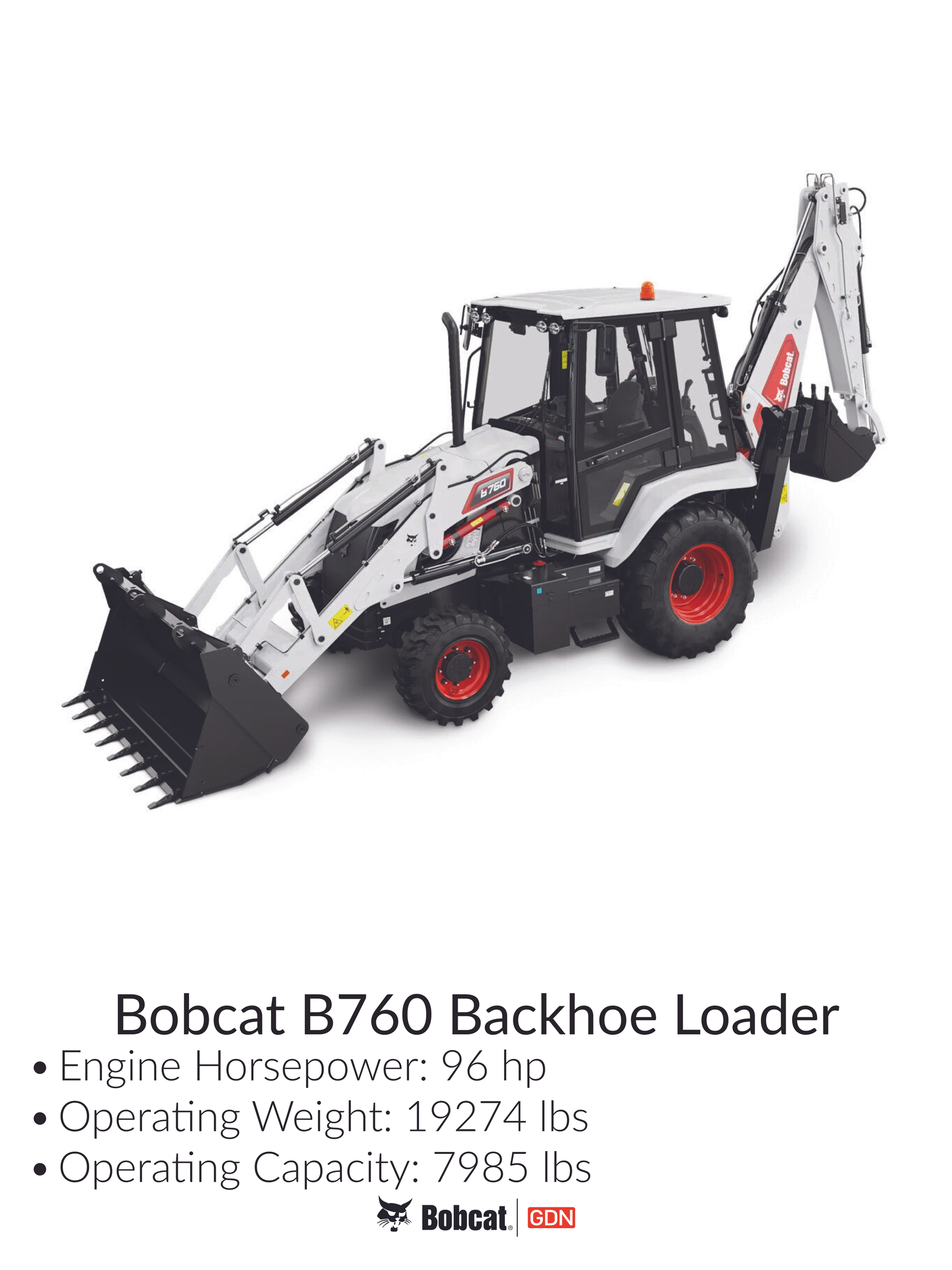 B760 Backhoe Loader