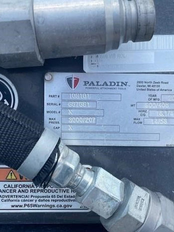 Used - 2023 Paladin VRS36 Planer - Stock: F157745