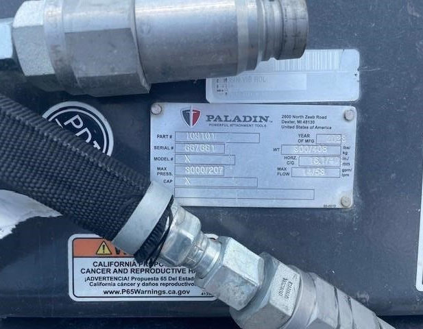 Used - 2023 Paladin VRS36 Planer - Stock: F157745