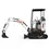 Thumbnail: E17 Compact Excavator - 15 hp - Dig Depth: 7.3 ft - Weight: 3774 lbs