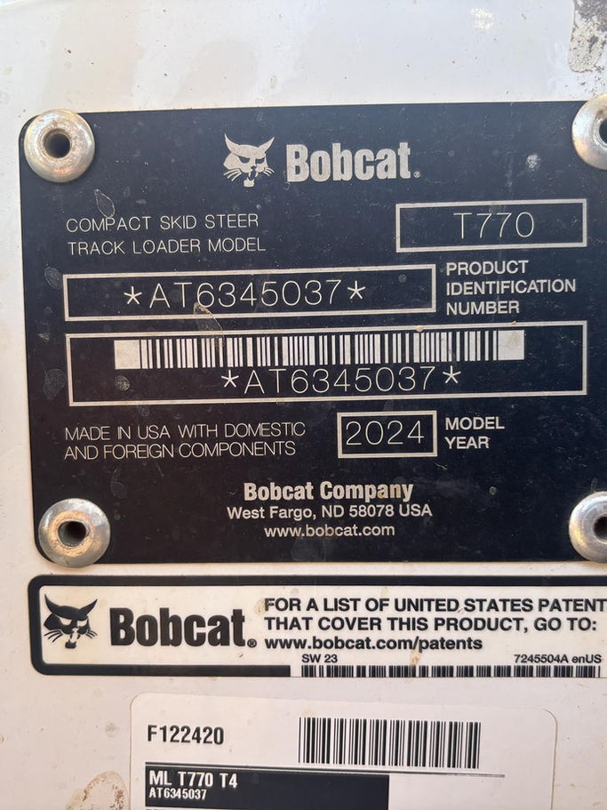 Used 2024 Bobcat T770 - Stock: P180671