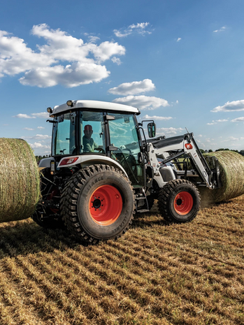 Rent a Bobcat UT6573 Utility Tractor | 73 HP Cab Utility Tractor Rental with Category 2 3-Point Hitch