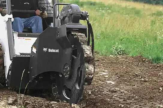 Thumbnail: Attachment - Bobcat Trench Compactor