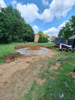 Treas Groundworks - Pool Dig Before