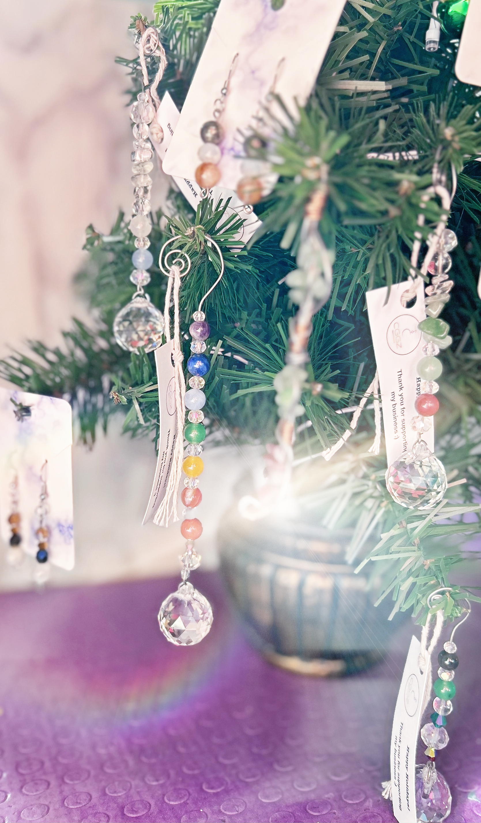 Sun-catcher Christmas Ornaments