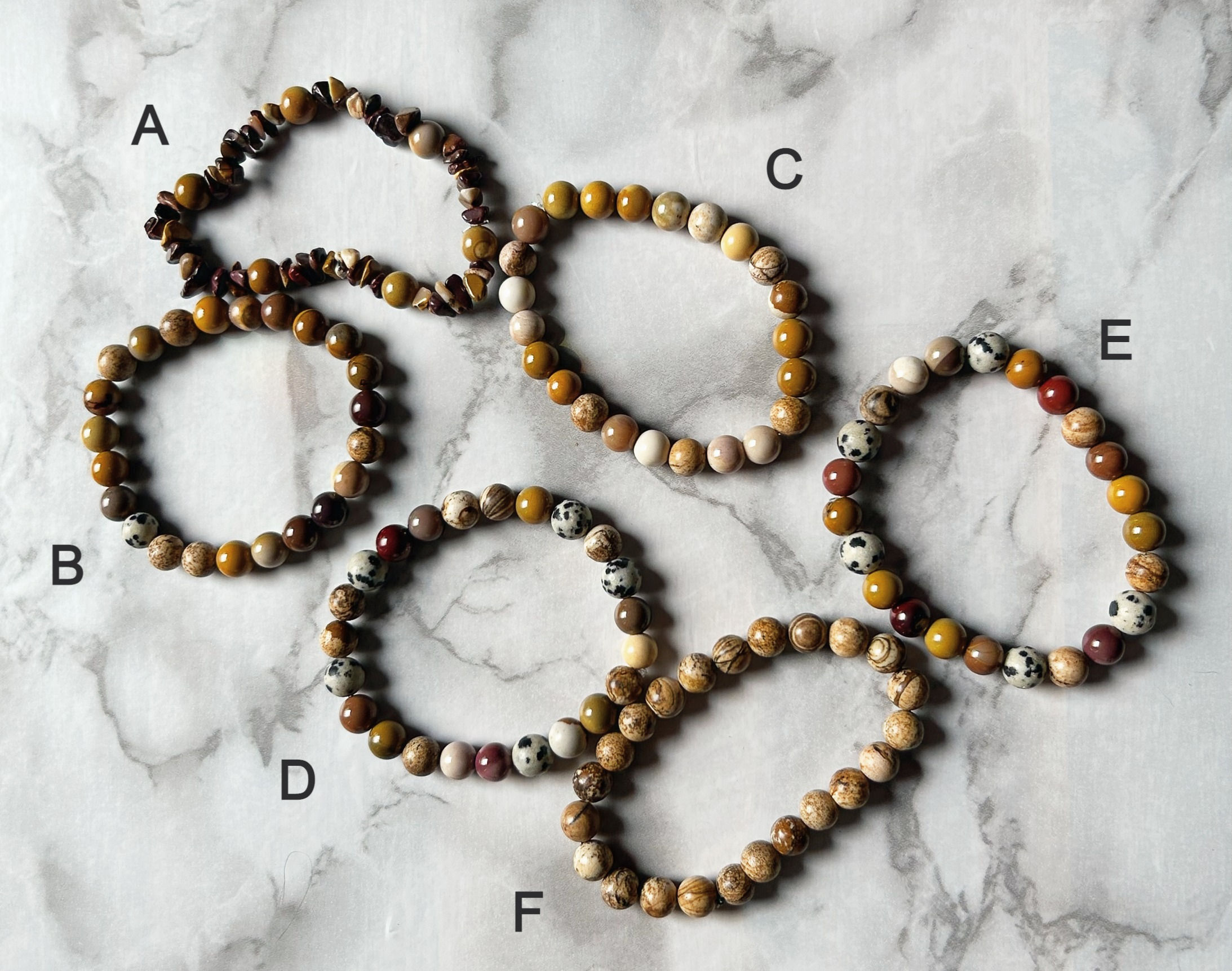 Mixed Jasper Bracelets