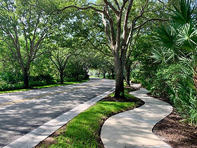 Arbors entry sidewalk