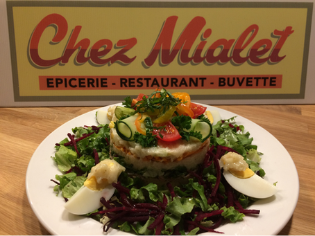 Menu du samedi 11 juillet soir (19h - 21h)