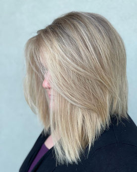 blonde balayage, blonde highlights, blonde extensions, hand-tied extensions, hidden extension method, habit method, greenville South Carolina 