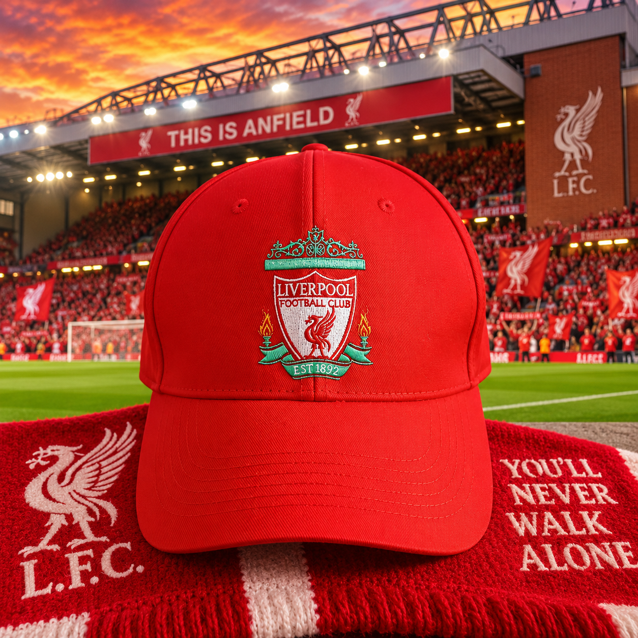 
Liverpool FC Baseball Cap
Official Merchandise 

