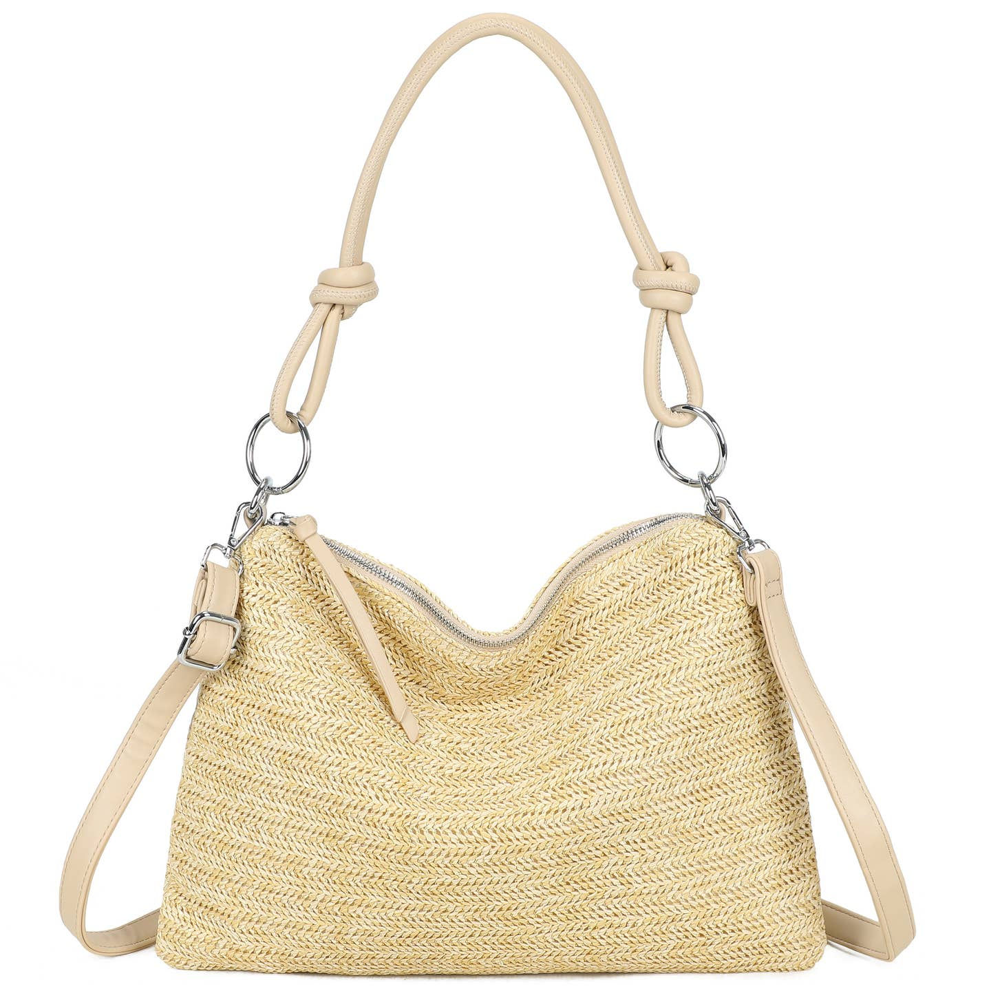 H681-4 Natural Straw Stripe Shoulder Bag with Knot Handle

Colour...Beige