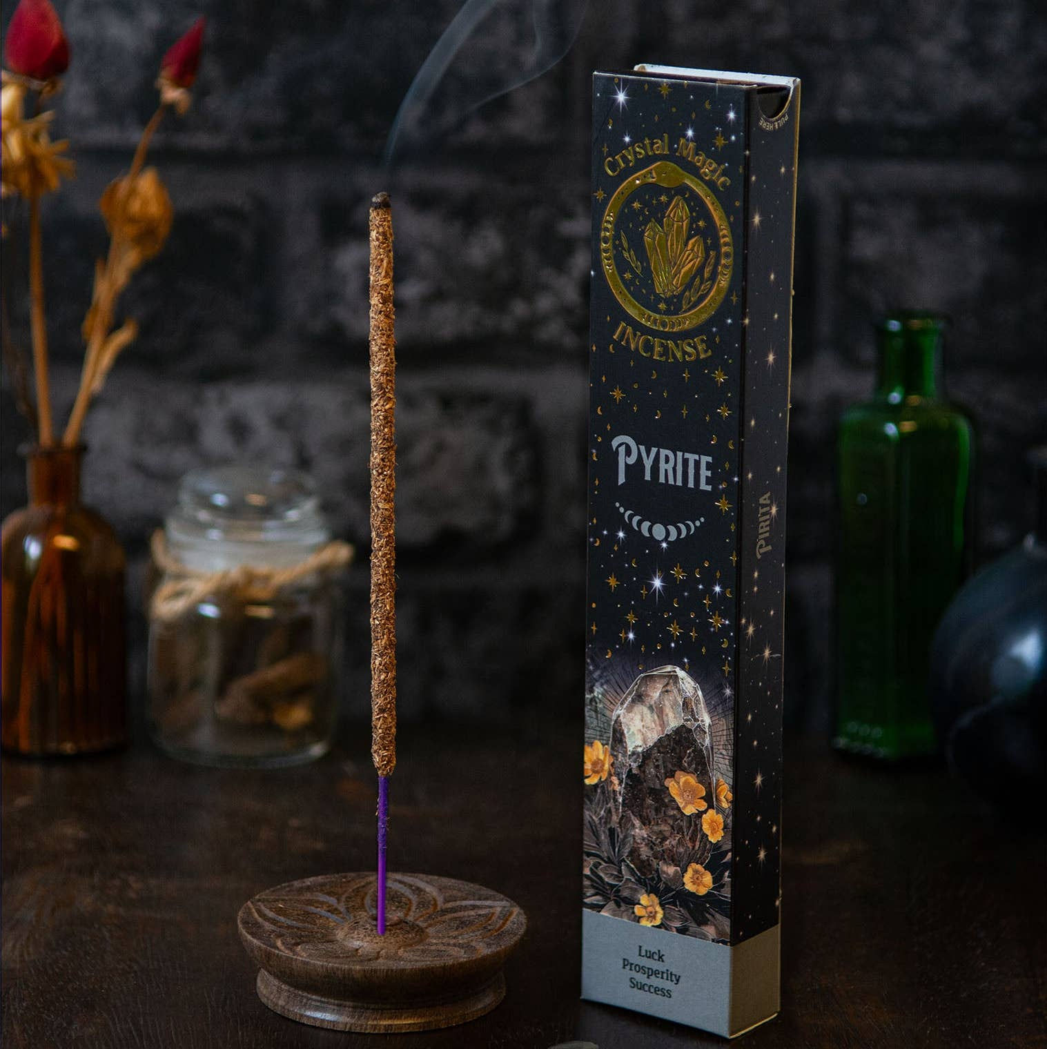 Pyrite Crystal Magic Incense 