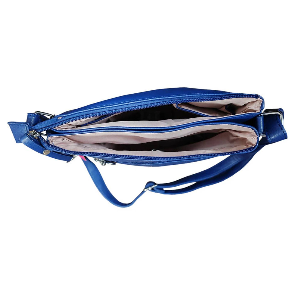 Thumbnail: Soft Pu Silver-Toned Cross Body Bag Shoulder -9327
Colour....White 