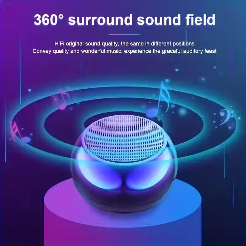 Thumbnail: Portable Outdoor Speaker Vibrant Mini Speaker with High Volume,