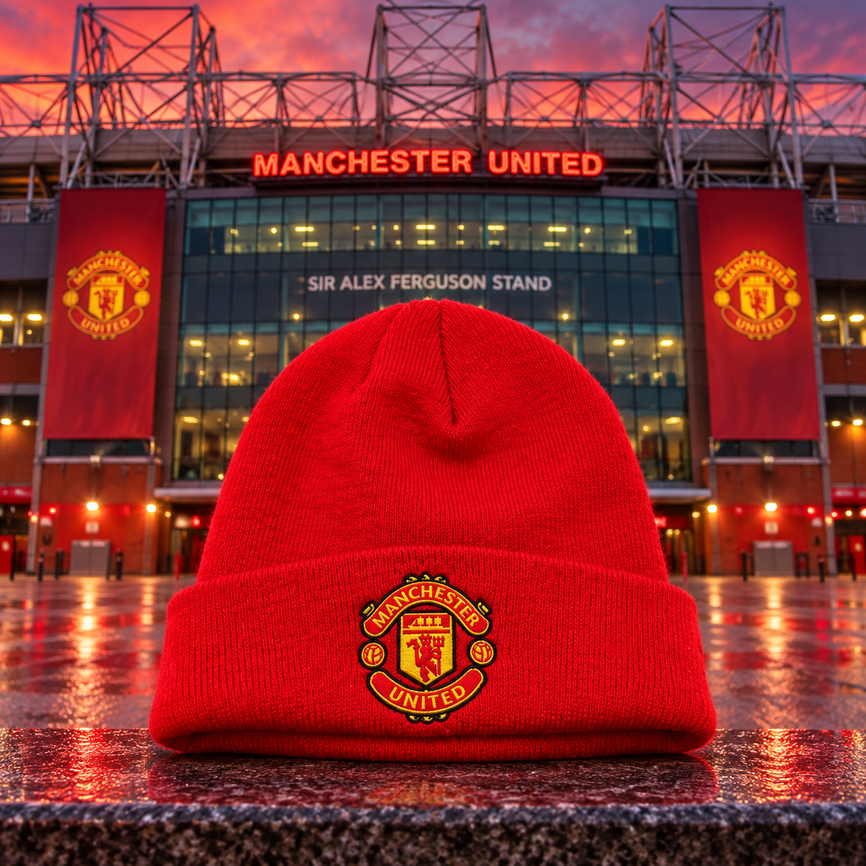 Manchester United Beanie Hat

