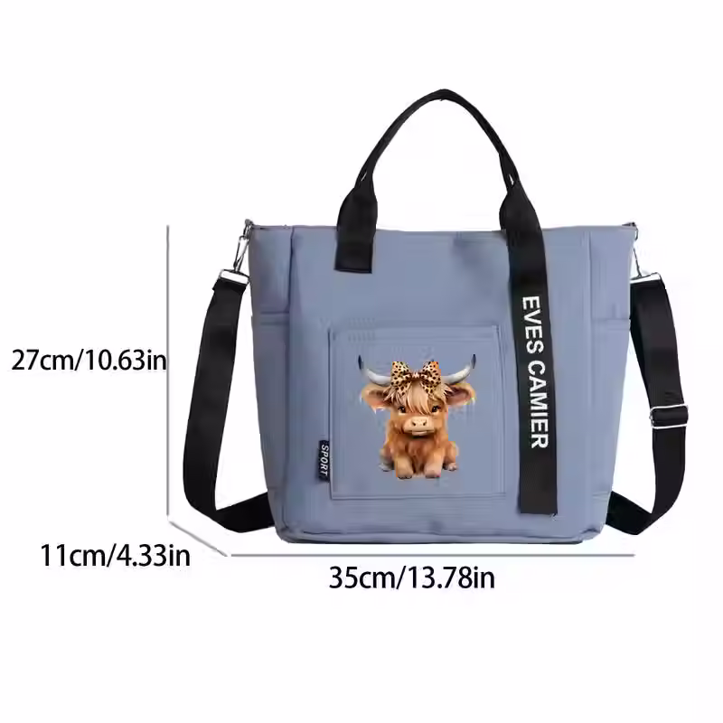 Thumbnail: Highland Cow Travel - Shopping Bags 