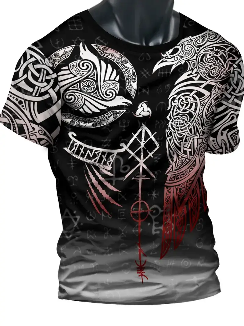 Thumbnail: The Raven Viking T Shirts 
