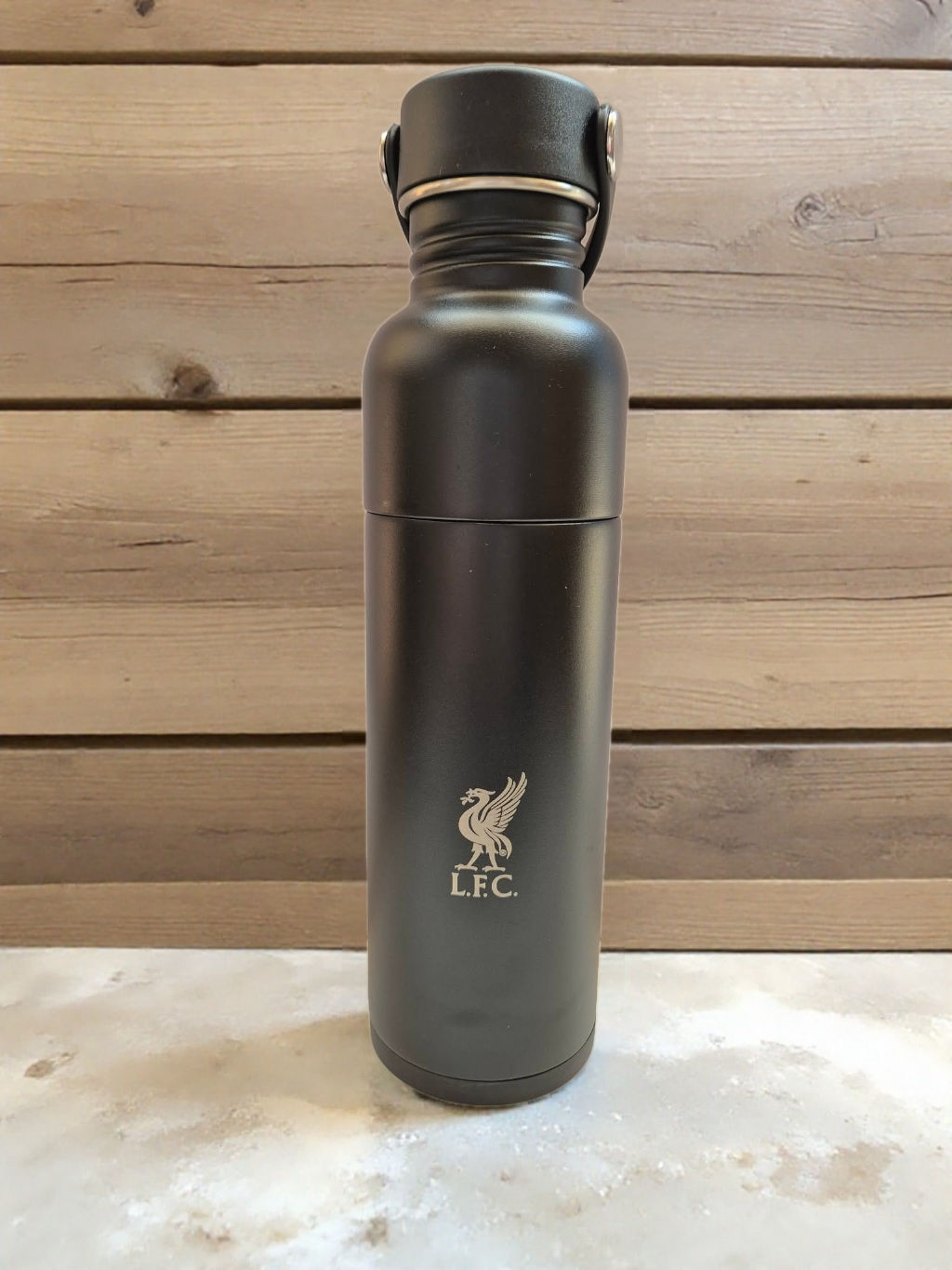Liverpool FC Executive Black Frosted Thermal Flask
