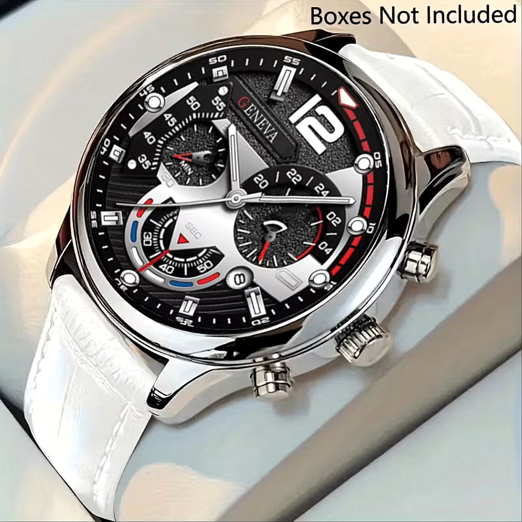 MS22 - Quartz Watch - Gents
Buckle Strap 
White