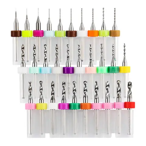 Miniatura: Brocas 1/8" 30pcs 0.1mm - 3mm