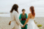 Symbolic wedding ceremony held in a natural setting, with the couple connecting from the heart in a sacred ritual.