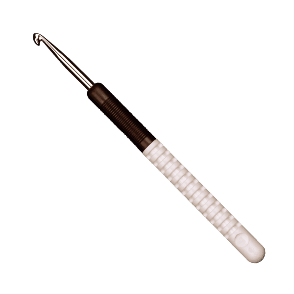 Thumbnail: Addi Aluminium Crochet Hook with Grip Handle (148-7)