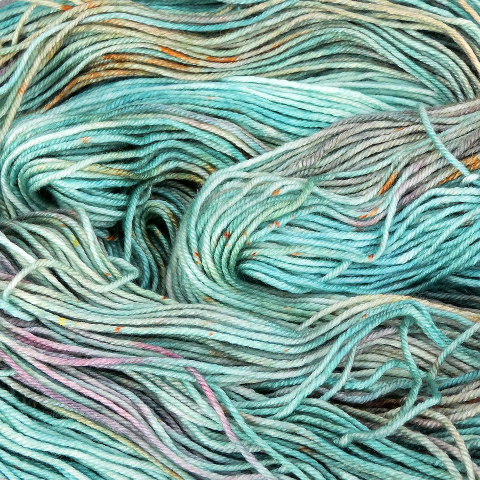 Thumbnail: Northern Spruce - DK BFL Silk Hand Dyed Yarn