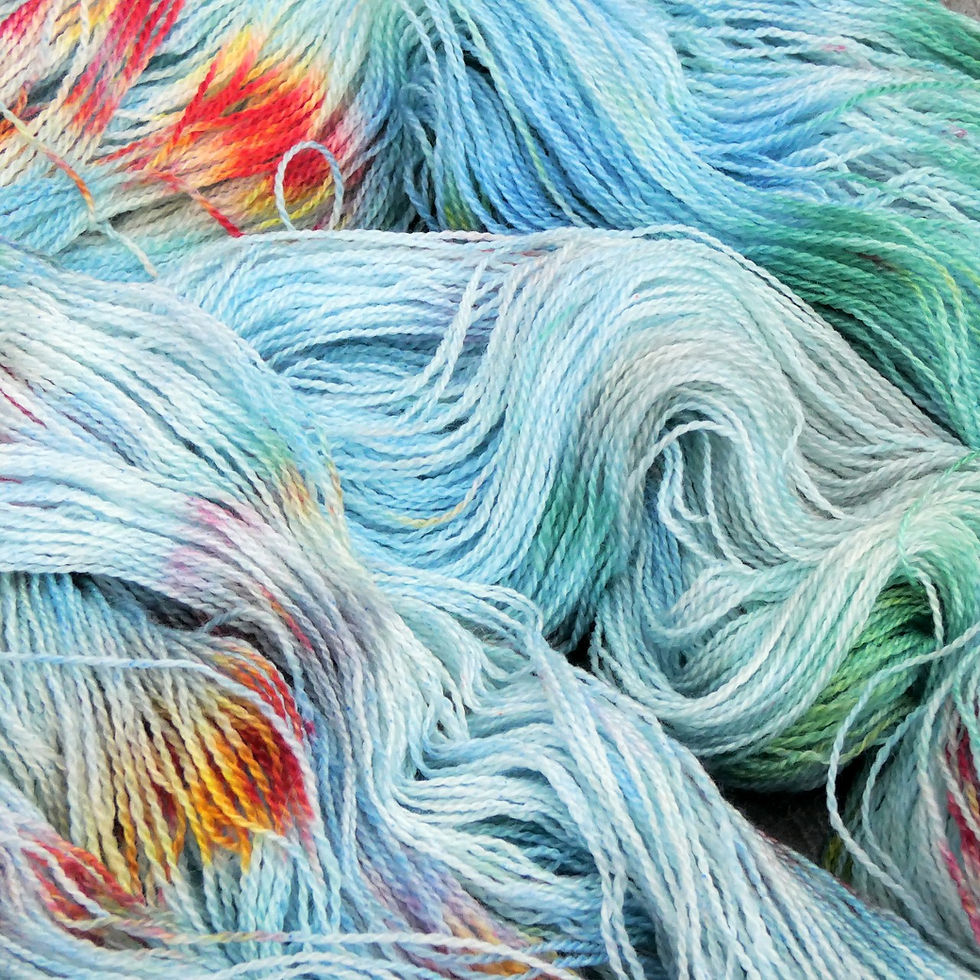 Thumbnail: Poppy Field - Merino Lace
