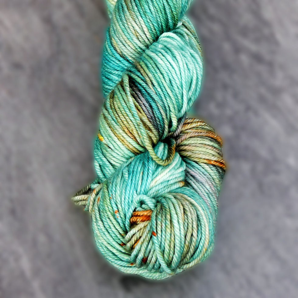 Thumbnail: Northern Spruce - DK BFL Silk Hand Dyed Yarn