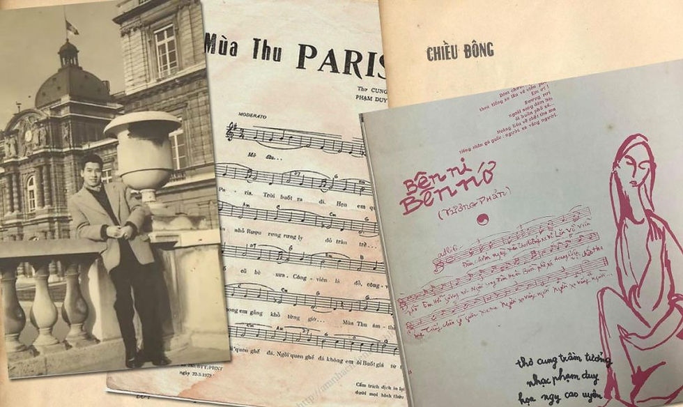 Tác phẩm “Mùa thu Paris” (Ảnh: chuyenxua.net)