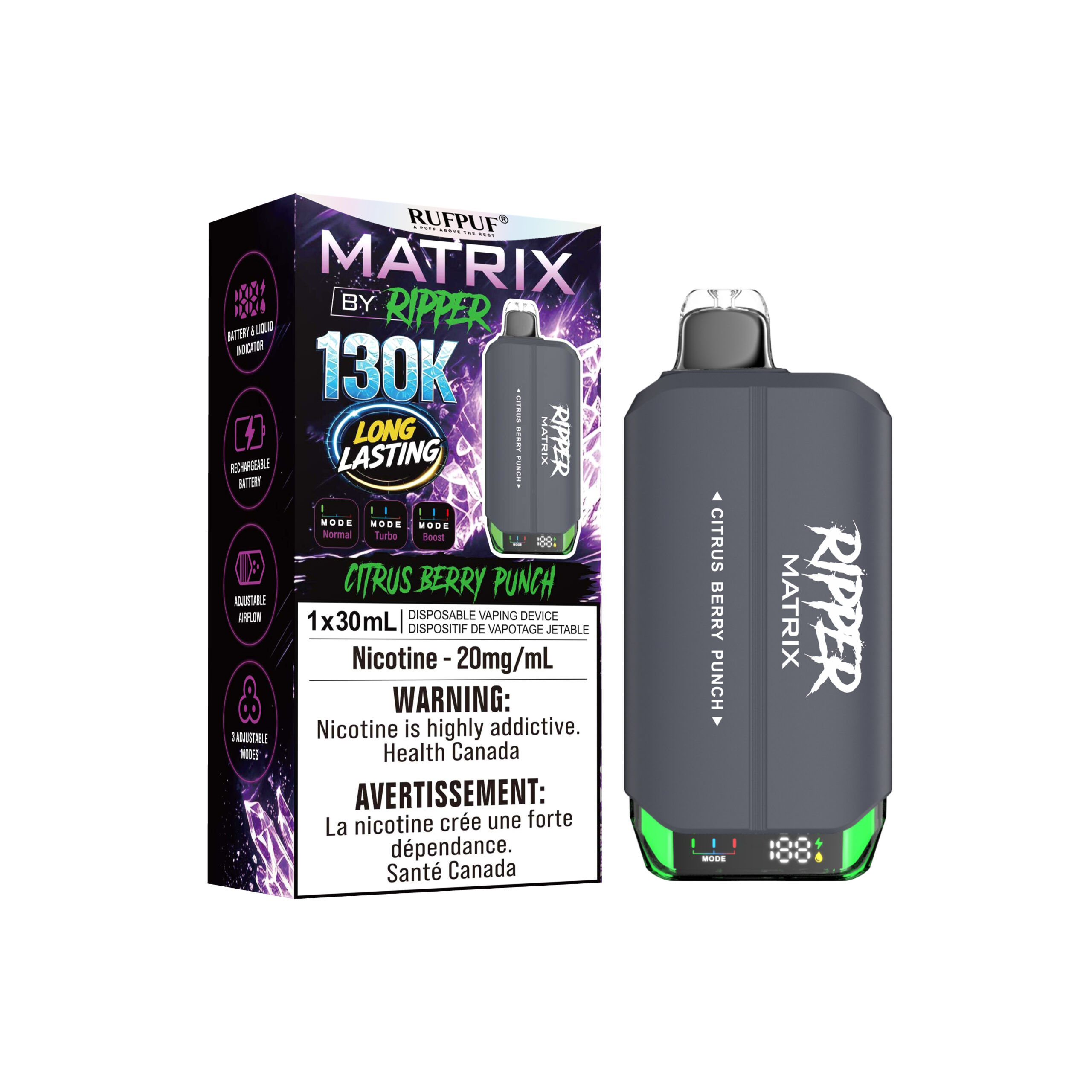 Ripper X matrix 130k citrus berry punch
