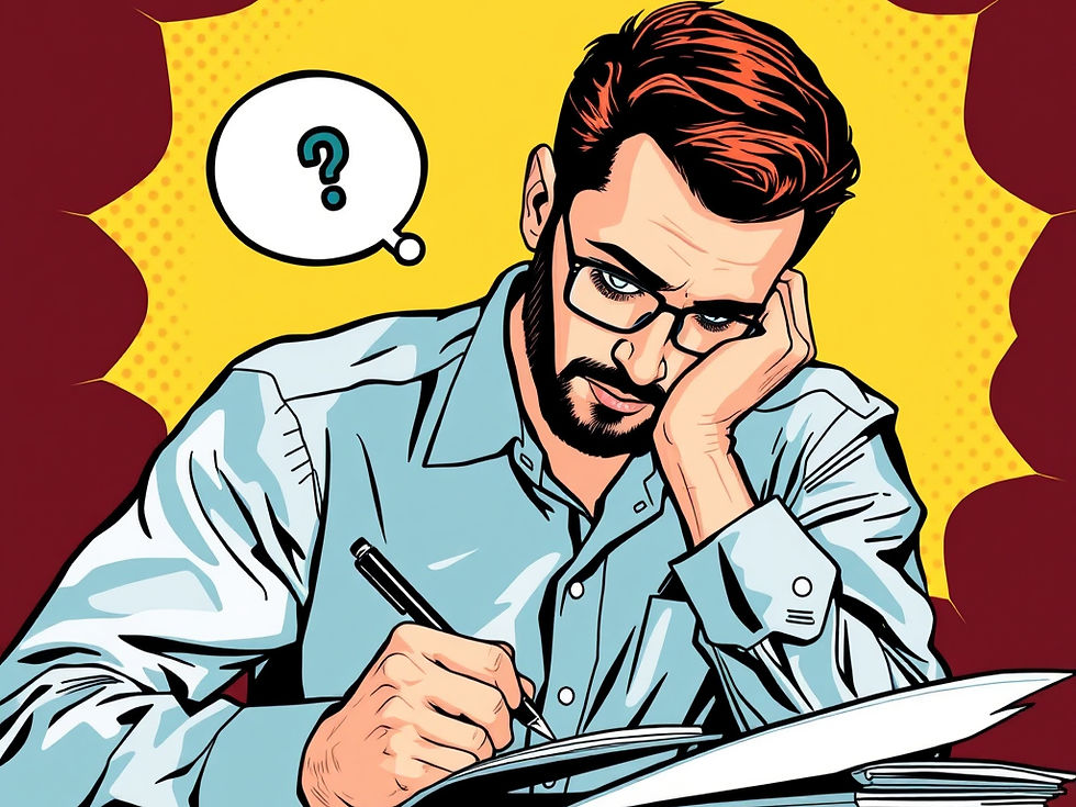 Person taking notes about his tasks