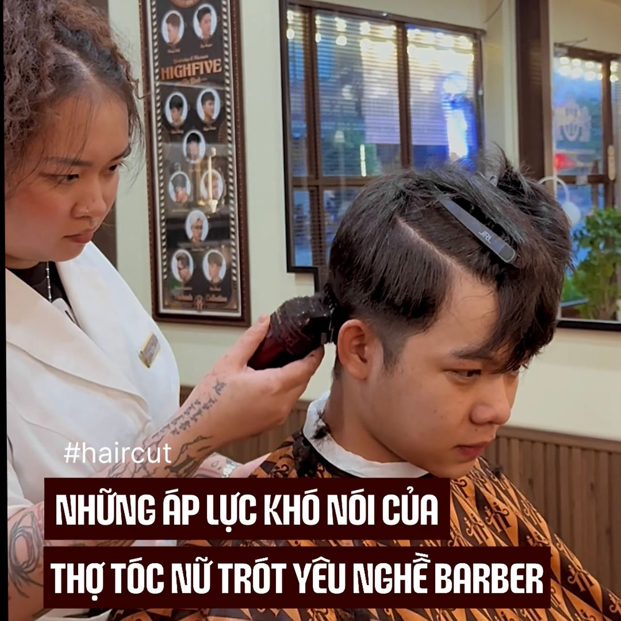 Highfive Barbershop, Tiệm hớt tóc Highfive, cá nhân hoá kiểu tóc, cắt tóc nam, tiệm tóc nam, tiệm cắ