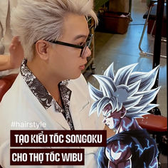LÀM GÌ CẢN NỔI? THỢ TÓC WIBU TẠO KIỂU SONGOKU – TÓC DỰNG BAY BỔNG KHÔNG CẦN BÔI GEL BÓNG KÍN ĐẦU