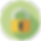 Decorative vector image of a padlock