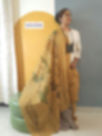 hand paitned Bagru print cotton cambric