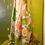 Thumbnail: Linen saree Lotus art