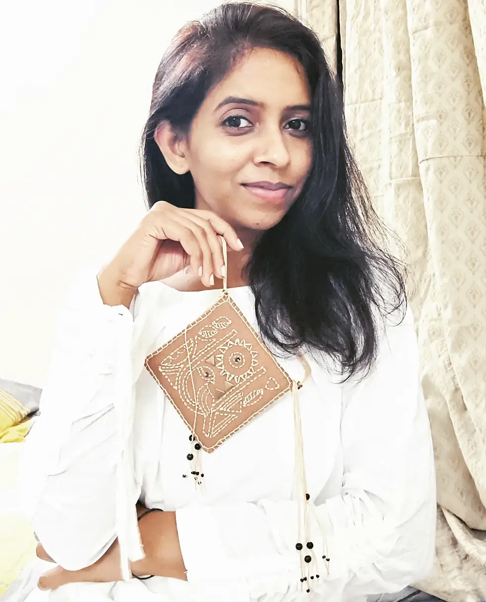 Thumbnail: Handmade modern neckpiece
