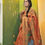 Thumbnail: Exclusive Pichwai art Silk saree /hand painted/hand embroidery 