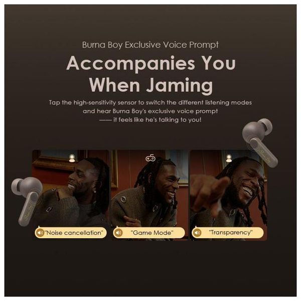 Thumbnail: oraimo SpacePods  BT Earphone OEB-E105D BURNA BOY