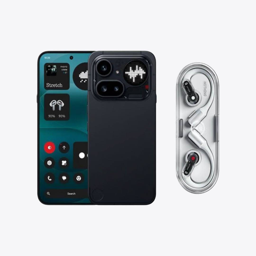 Nothing Phone (4a) Pro 12GB 256GB Black + Nothing Ear (Open) Open-Ear Headphones