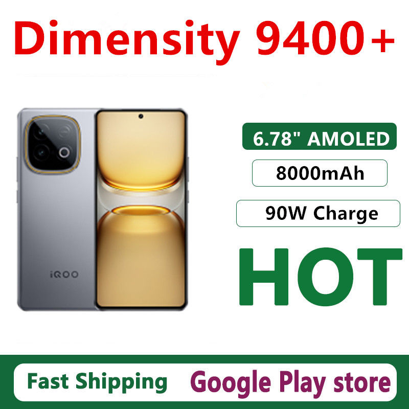 Original Vivo Iqoo Z10 Turbo Plus Mobile Phone 90W Charge 6.78" AMOLED 144HZ Dim
