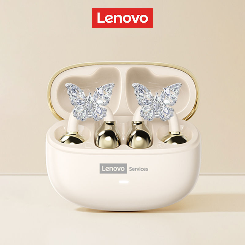 Choice Lenovo LE302 Ear Clip Earbuds with Accessories Wireless Bluetooth 6.0 Spo