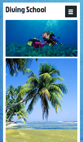 Sport & fritid hjemmesideskabeloner – Sportsdykning