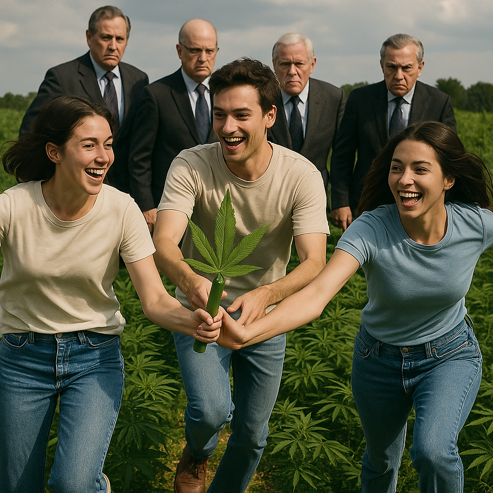 大麻バトンリレー